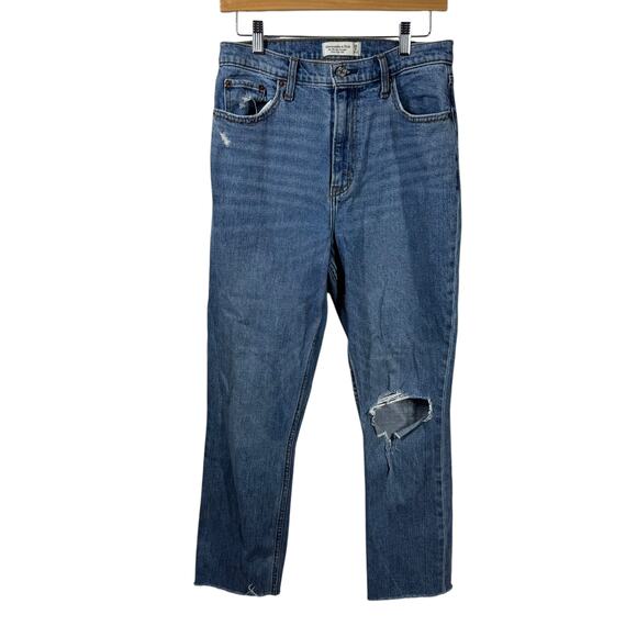 Abercrombie & Fitch The 90s Slim Straight Ultra High Rise Curve Love Women 29/8 - Picture 1 of 8